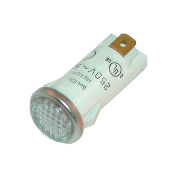 Allpoints Allpoints 38-1476 White Flush Lens Signal Light - 125V 381476 - main